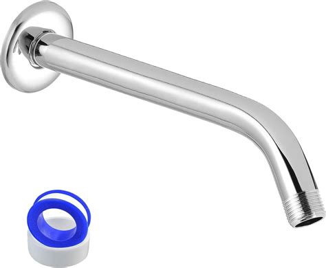 shower handle flange|Voolan Flanged Shower Arm, Ceiling Mounted Fixed Shower。